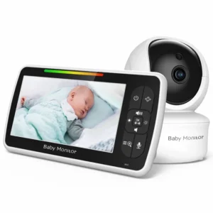 Video-Babyphone 5-Zoll mit VOX-Modus & Schlaflieder