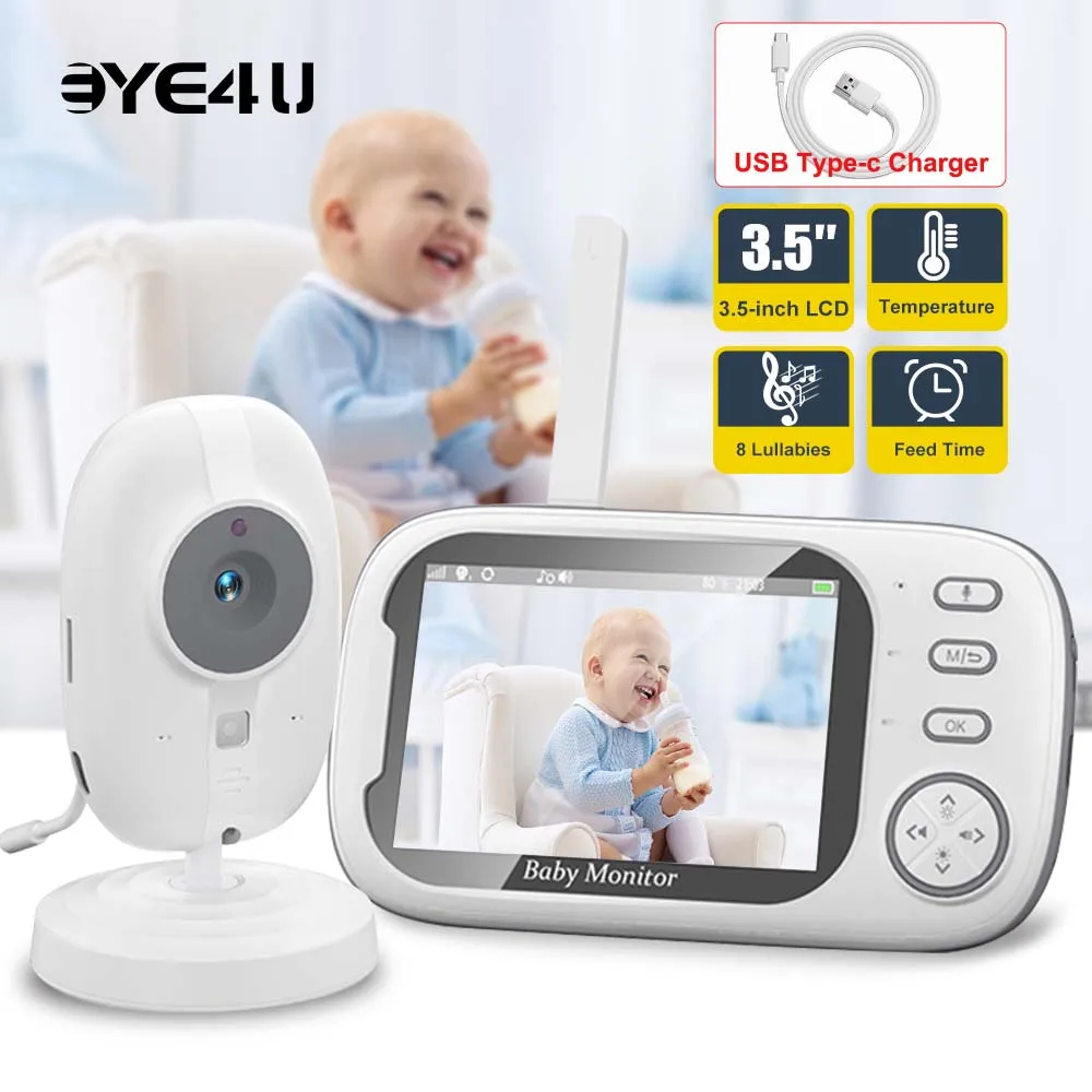Video-Babyfon mit Nachtsichtfunktion 3,5-Zoll