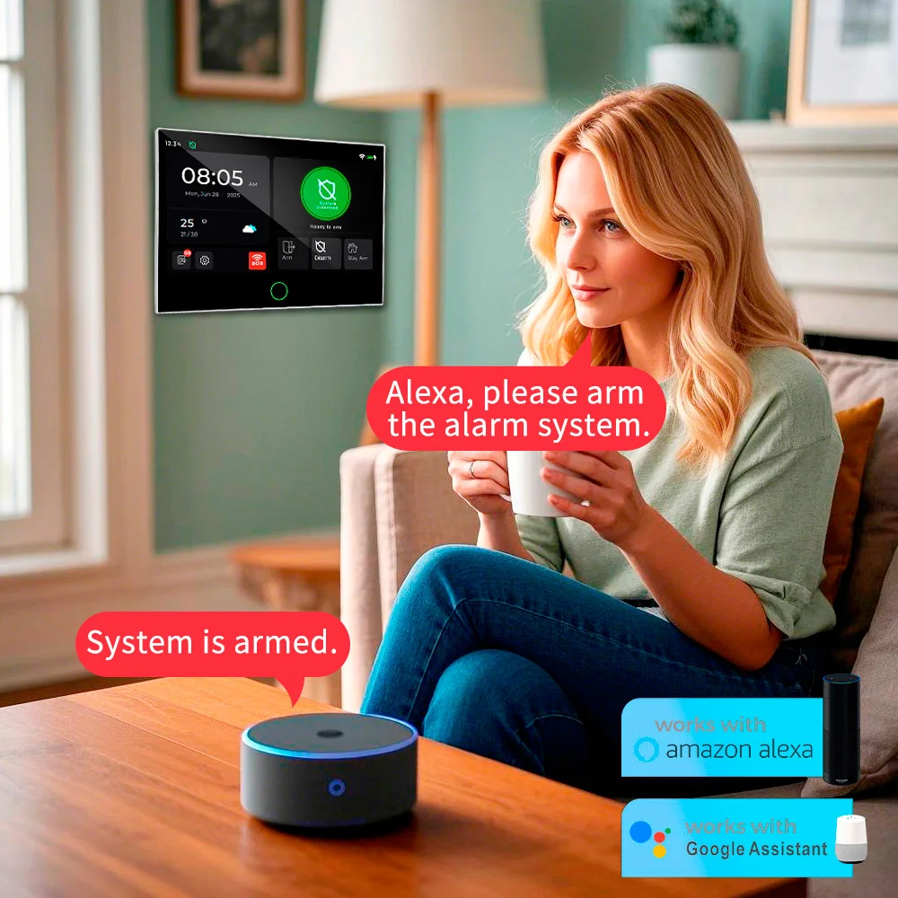 Alarmanlage-4G mit 7-Zoll-Touchscreen – Bild 2