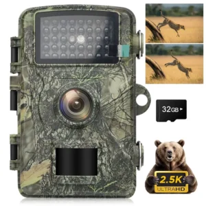 Wildkamera 24MP mit Nachtsicht & Video – IP66 Outdoor Kamera