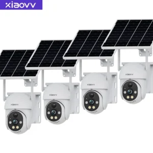 3MP drahtlose Solar-Kamera Kit mit zwei Objektiven