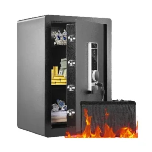 Safe mit Fingerabdruck- und Zahlenschloss