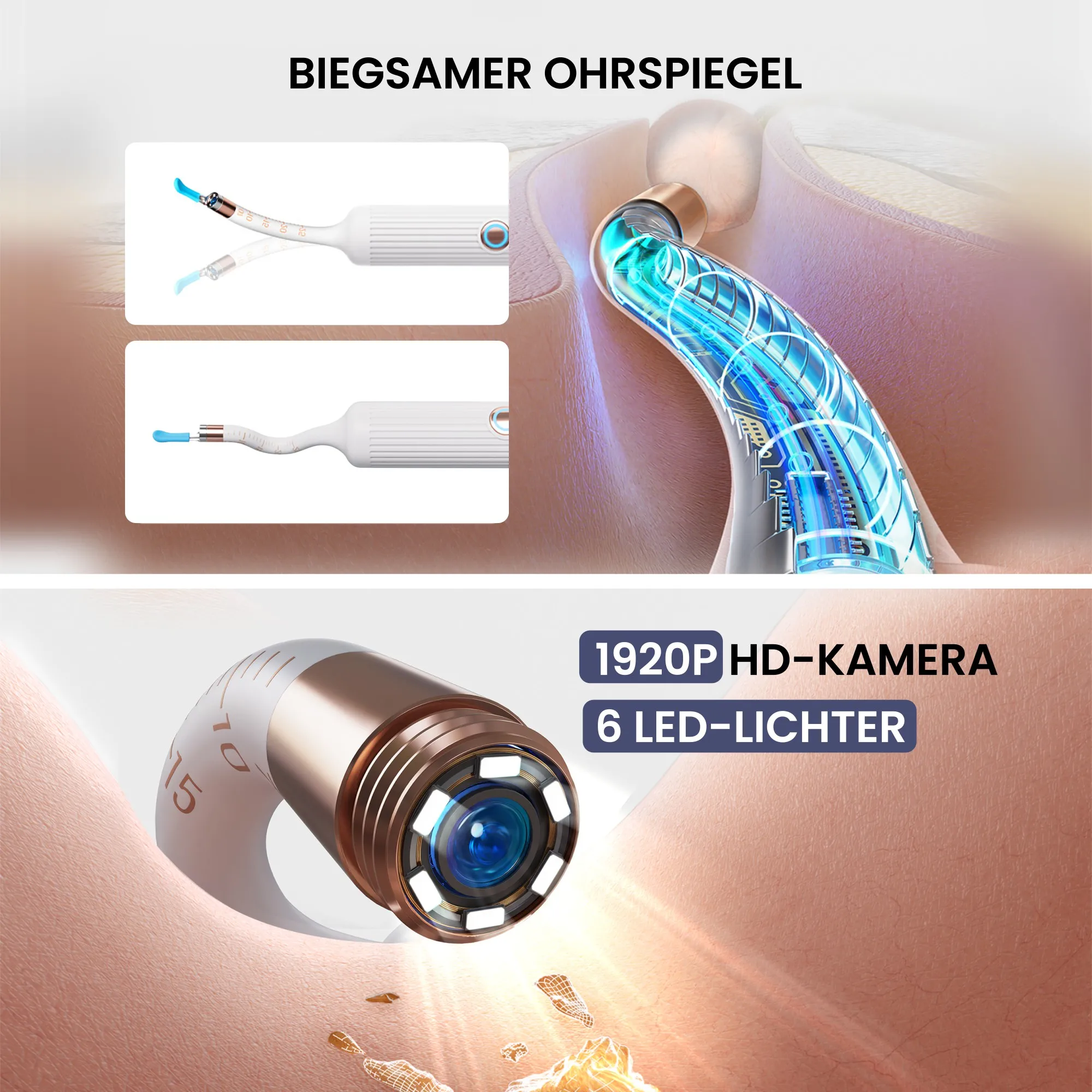 Sicherheits-Ohrenschmalzreiniger mit Kamera – Bild 3